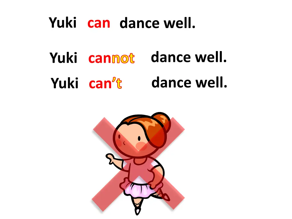 yuki can dance well