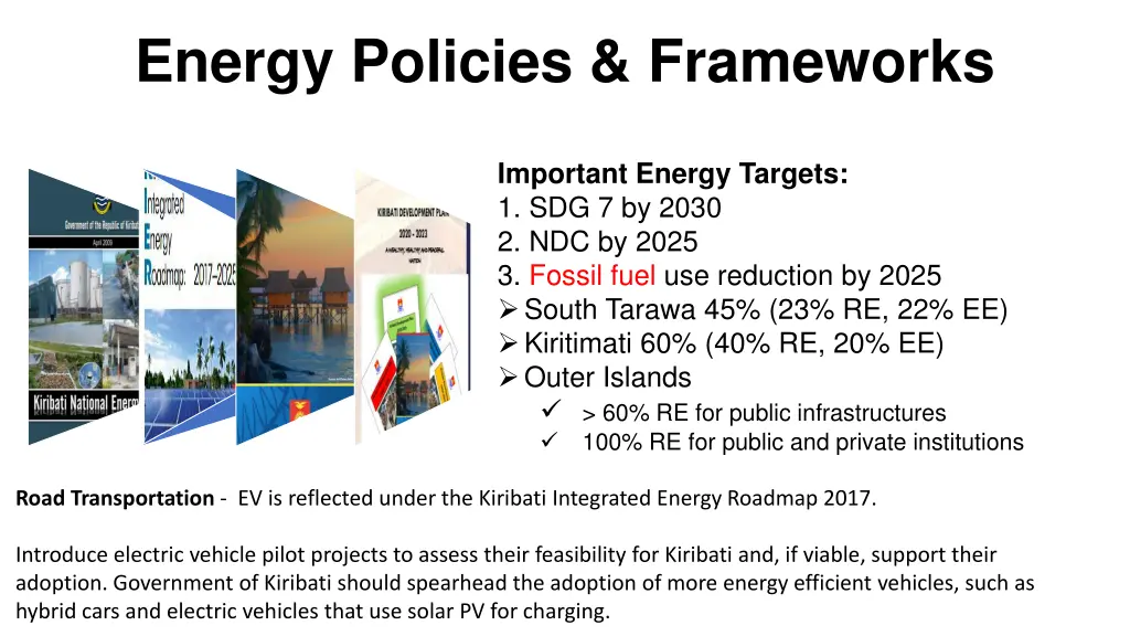 energy policies frameworks