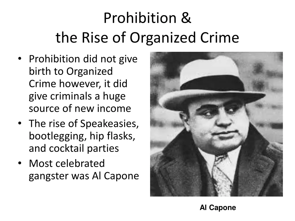 prohibition