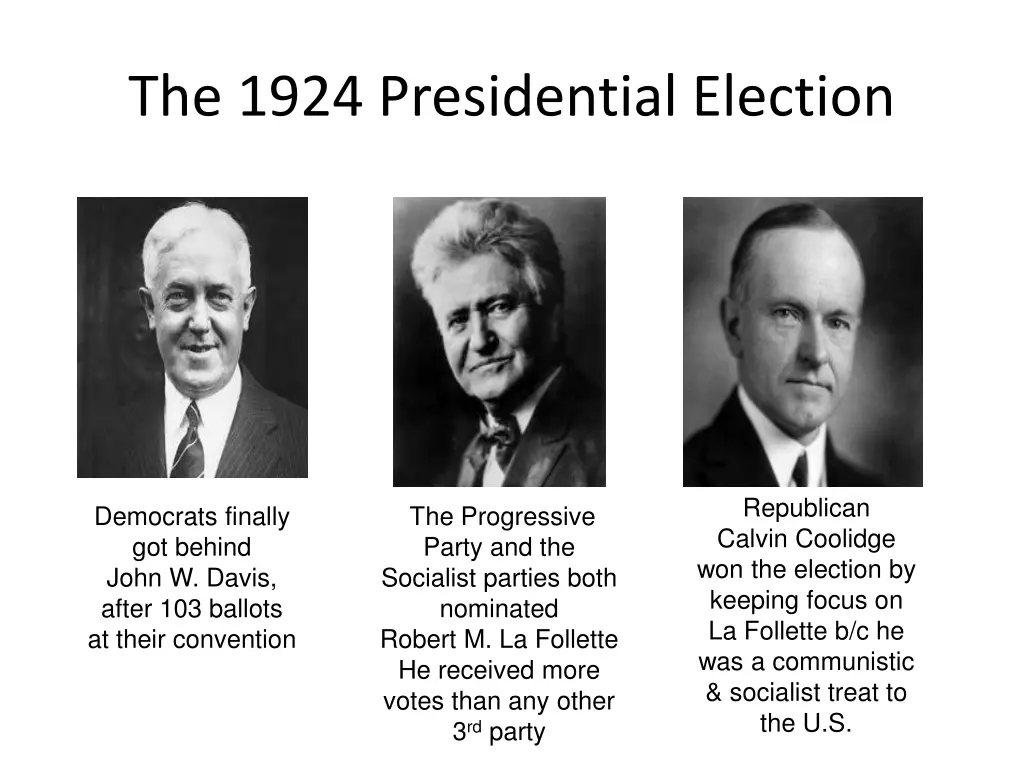 the 1924 presidential election