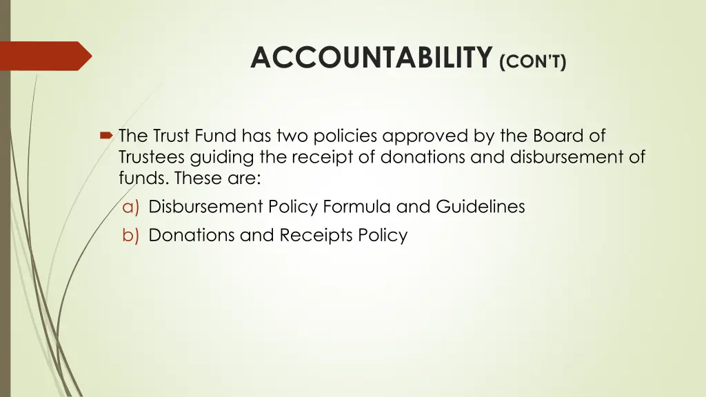 accountability con t