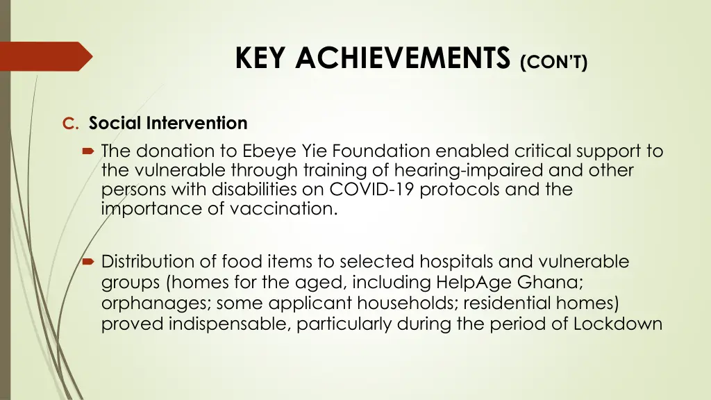 key achievements con t 3