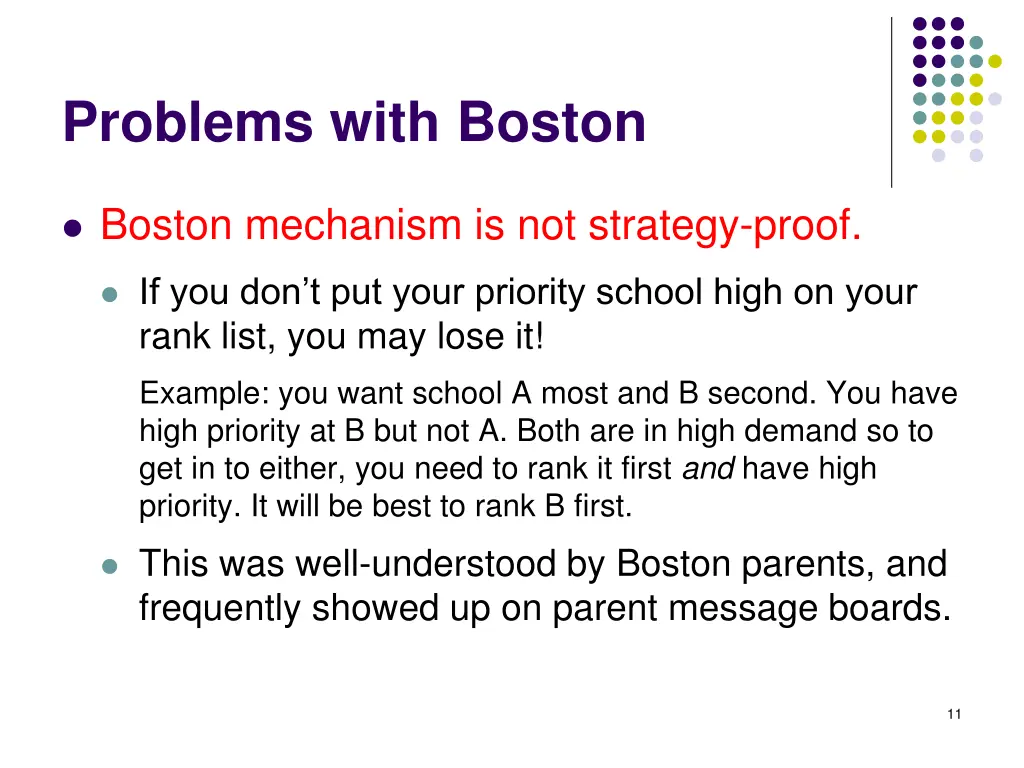 problems with boston