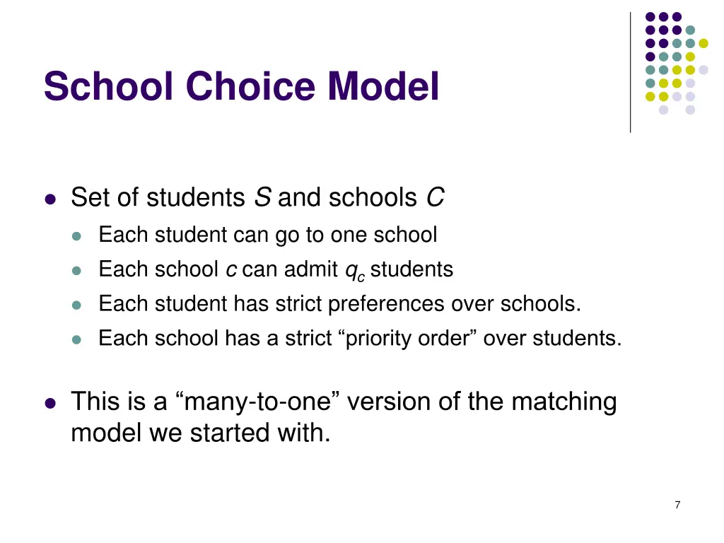 school choice model