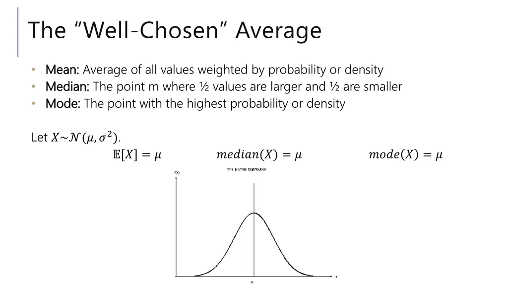 the well chosen average 2