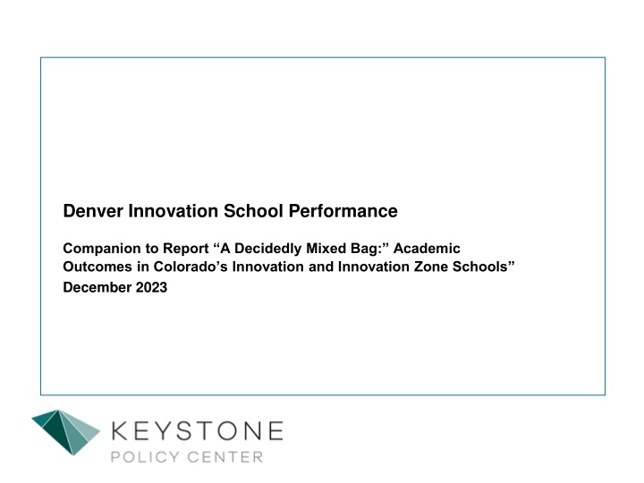 denver innovation school performance