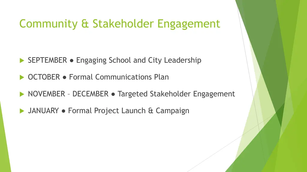 community stakeholder engagement