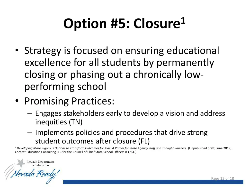 option 5 closure 1