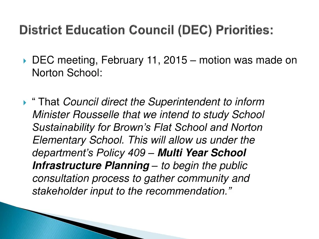 dec meeting february 11 2015 motion was made