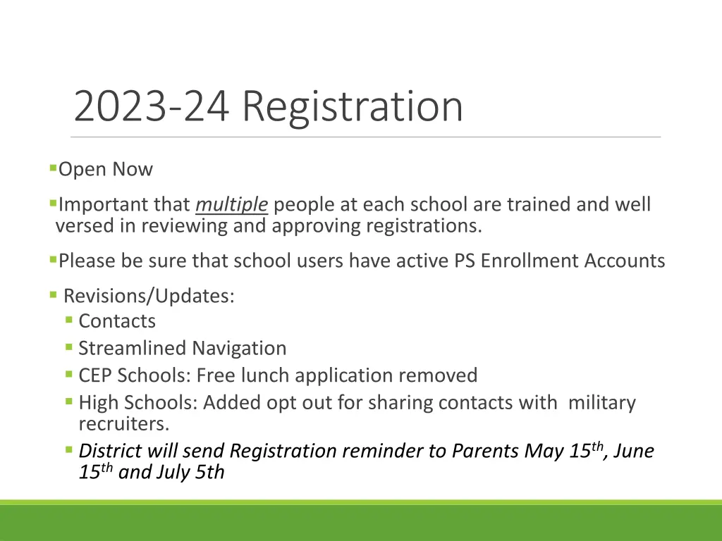 2023 24 registration