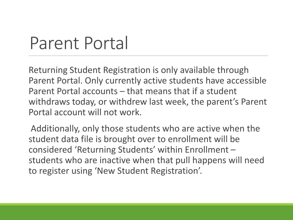 parent portal