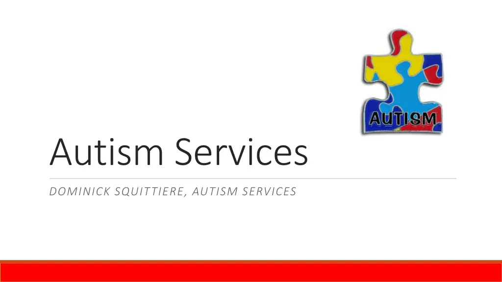 autism services