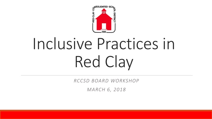 inclusive practices in red clay