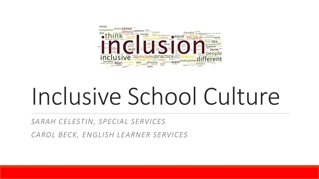 inclusive school culture