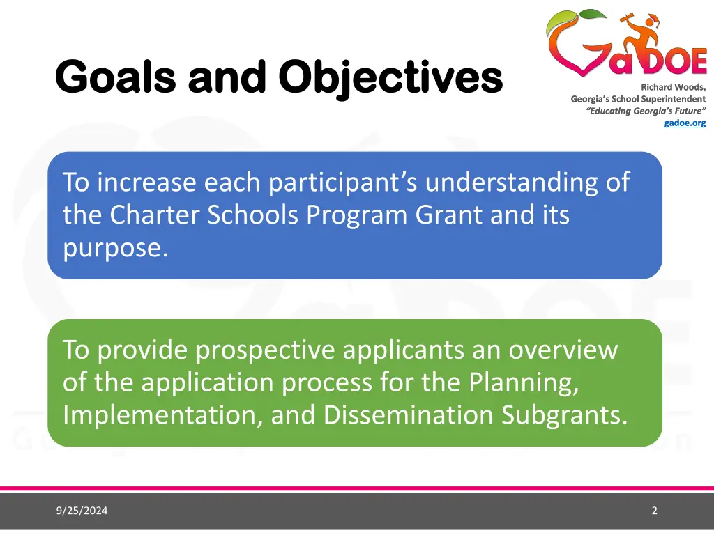 goals and objectives goals and objectives