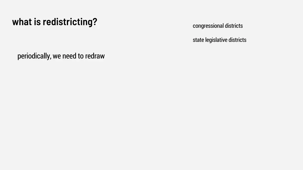 what is redistricting 2