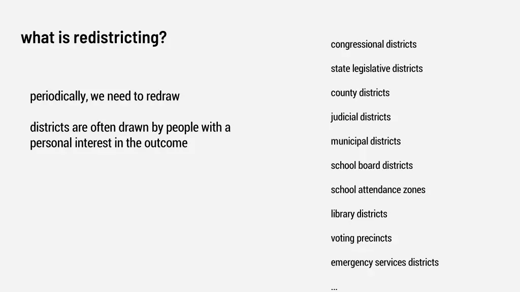 what is redistricting 6