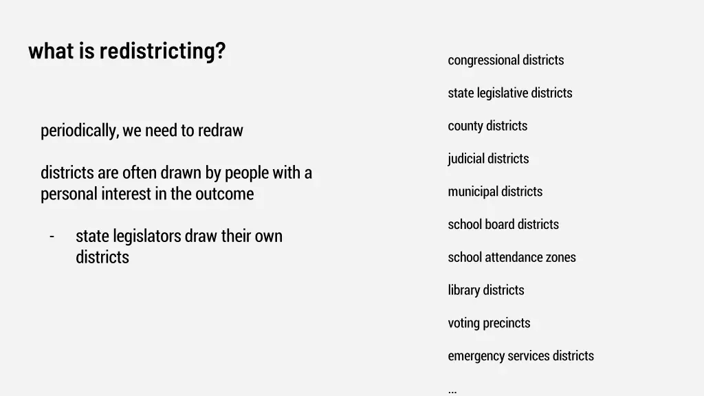 what is redistricting 7