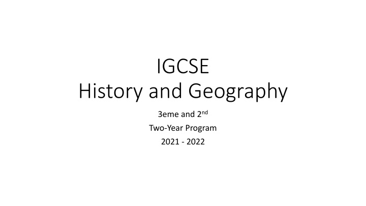 igcse