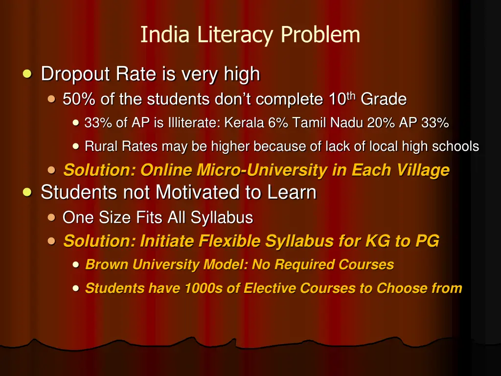 india literacy problem