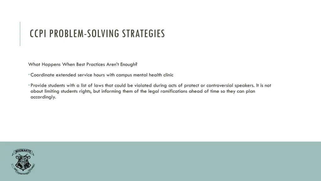 ccpi problem solving strategies