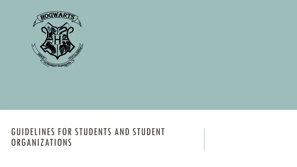 guidelines for students and student organizations