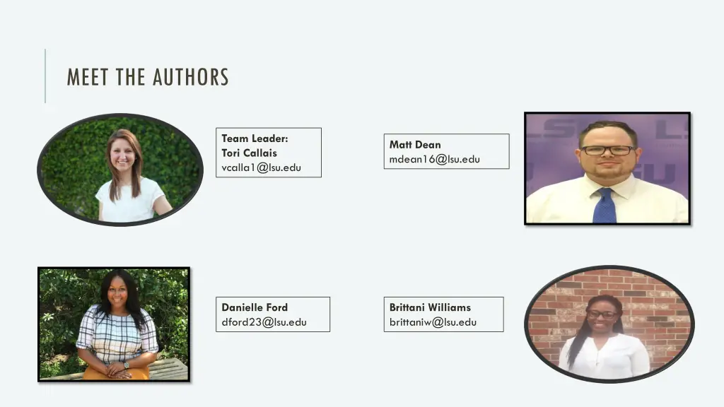 meet the authors