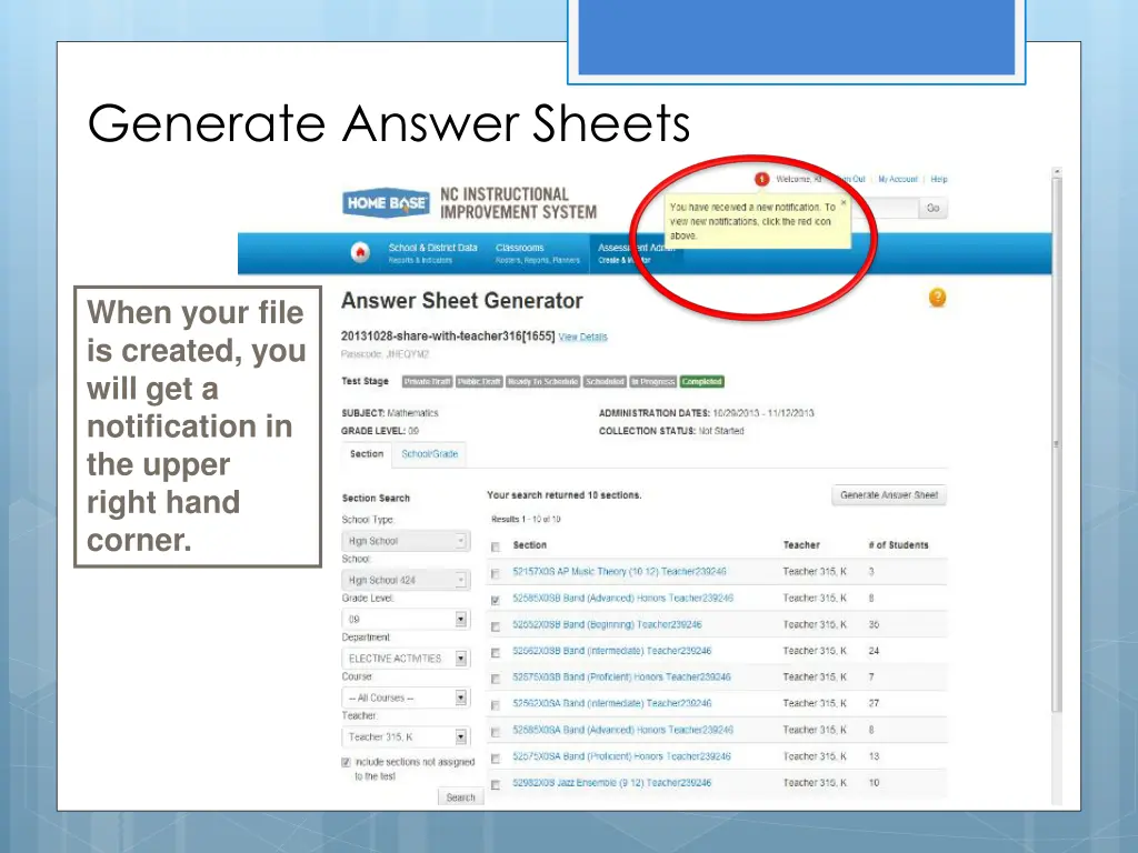 generate answer sheets 2