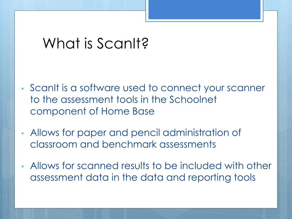 what is scanit