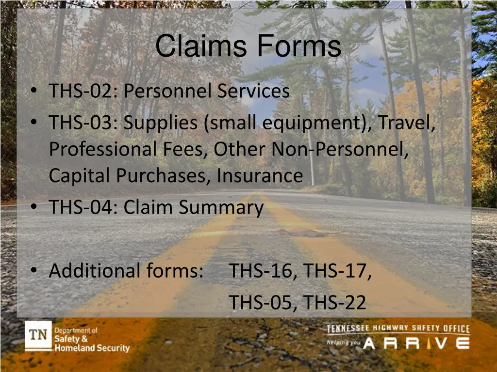 claims forms