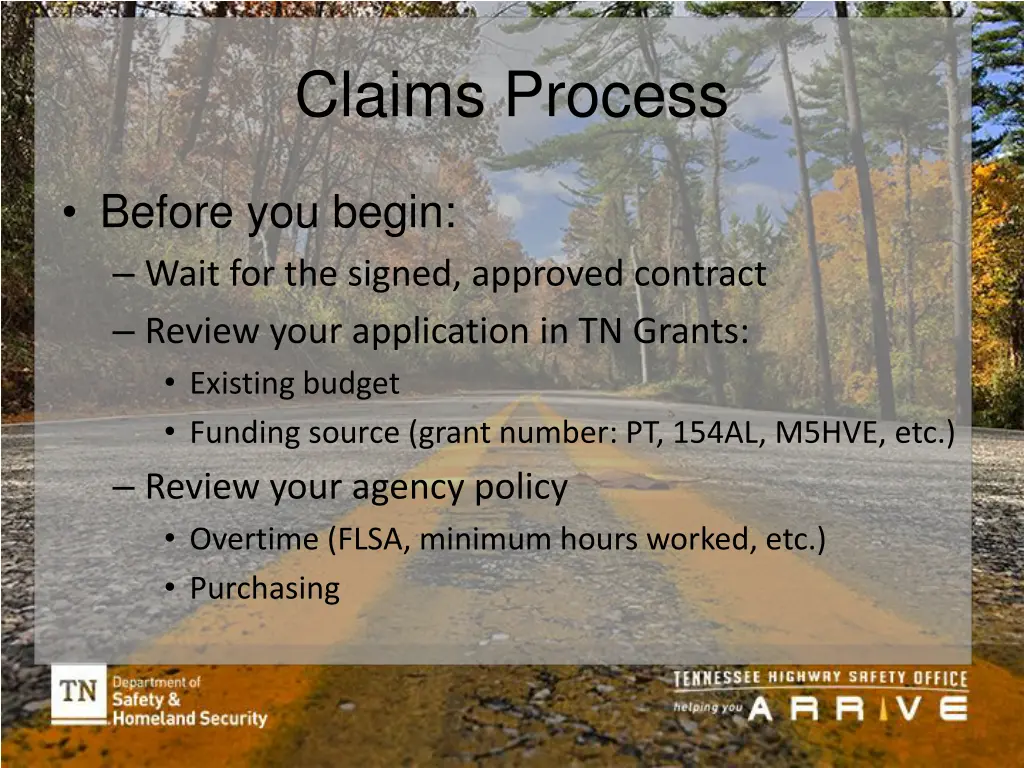 claims process