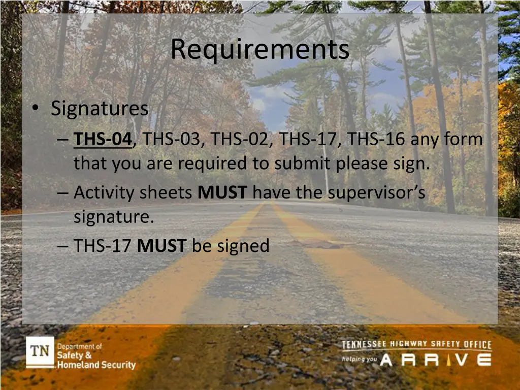 requirements 5