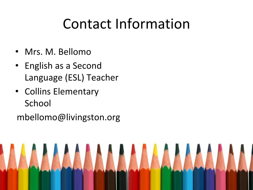 contact information