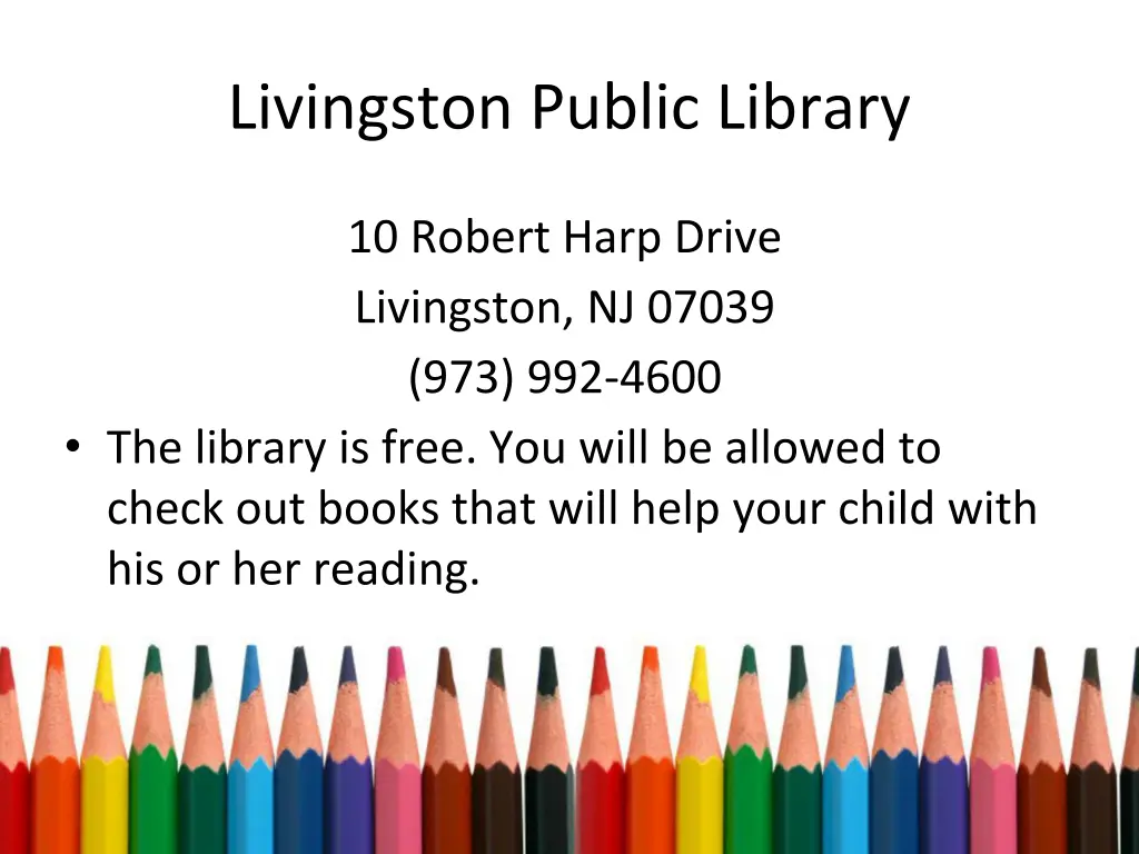 livingston public library