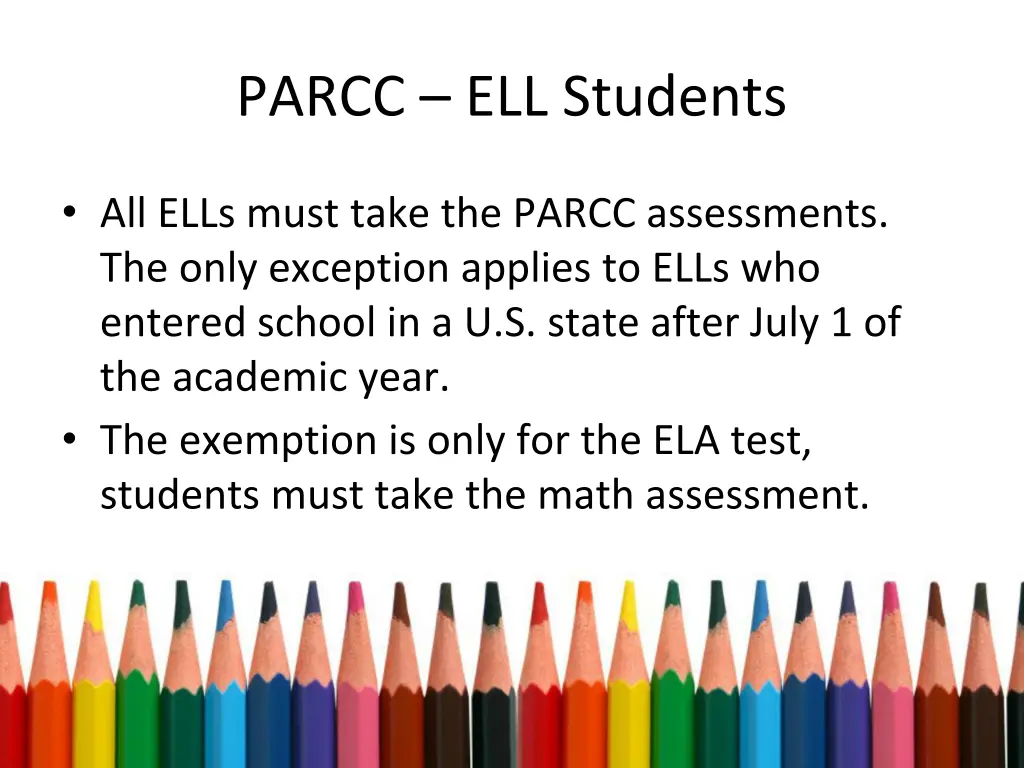 parcc ell students