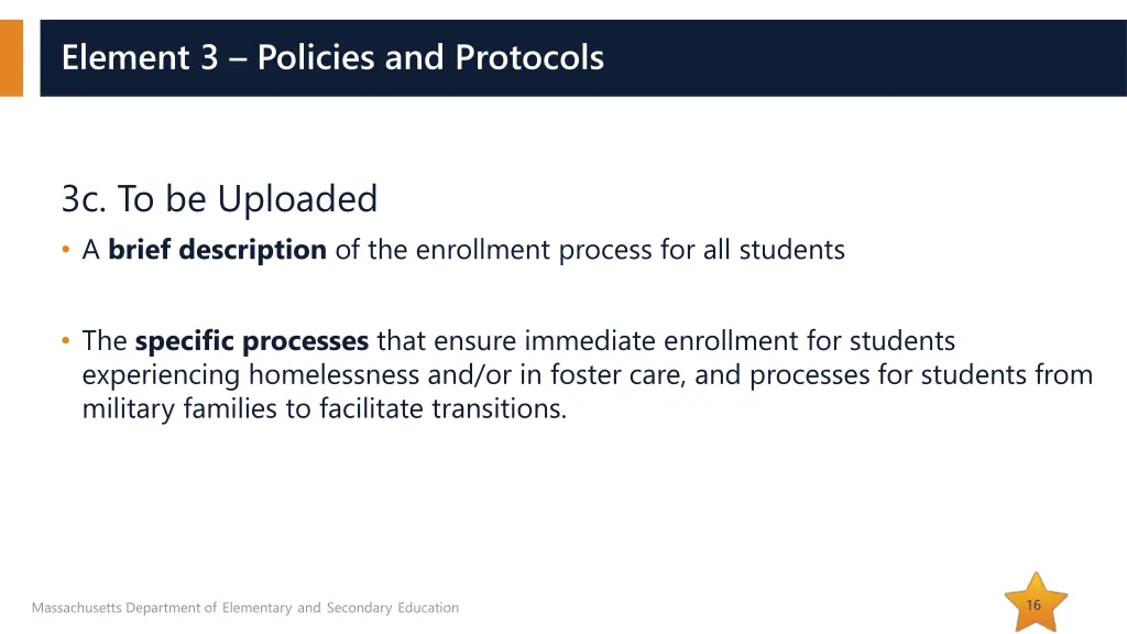 element 3 policies and protocols 2