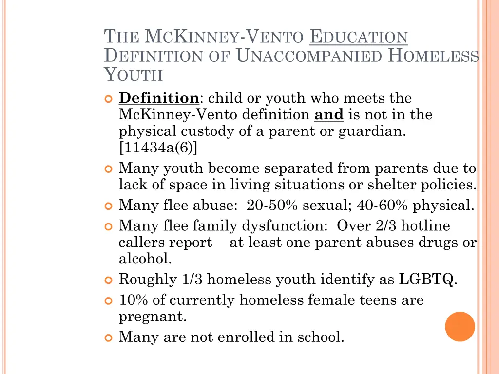 t he m c k inney v ento e ducation d efinition 1