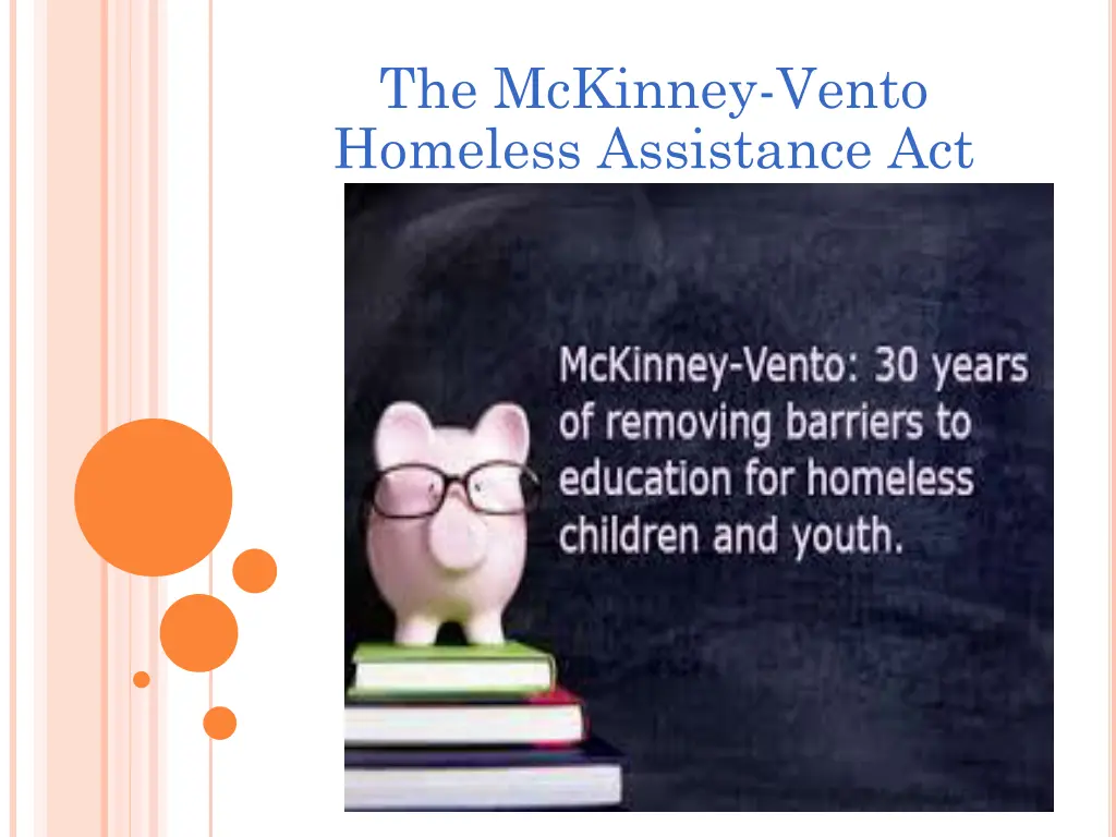 the mckinney vento homeless assistance act