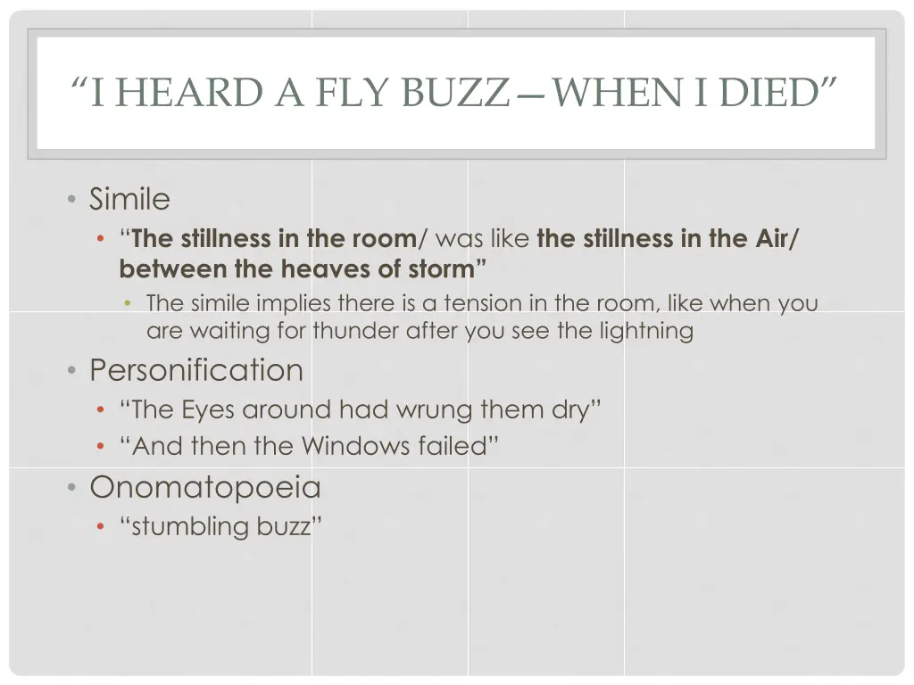 i heard a fly buzz when i died 1