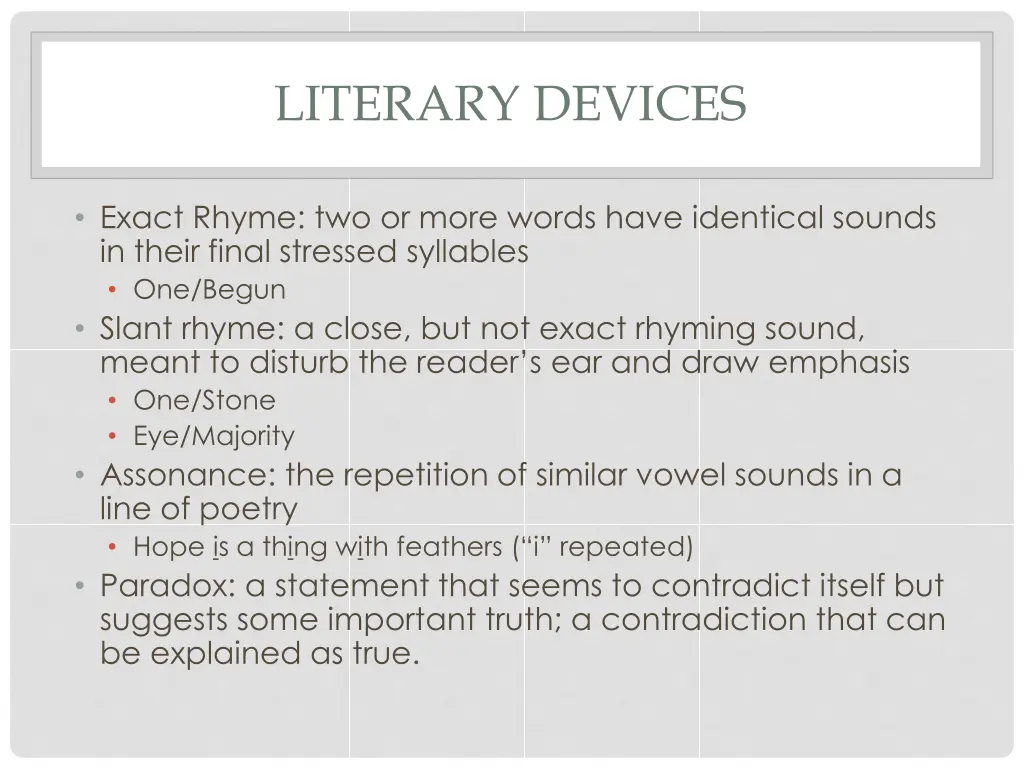 literary devices