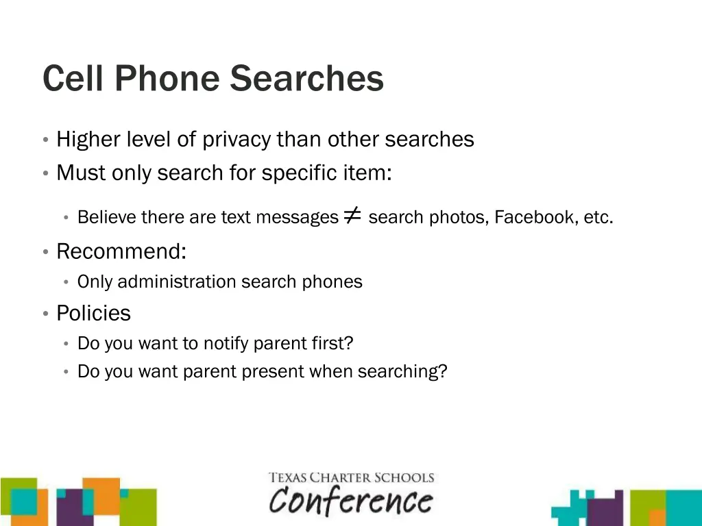 cell phone searches