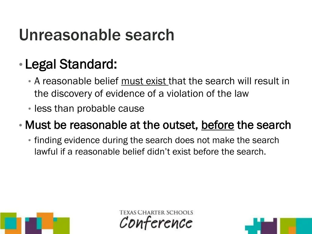 unreasonable search