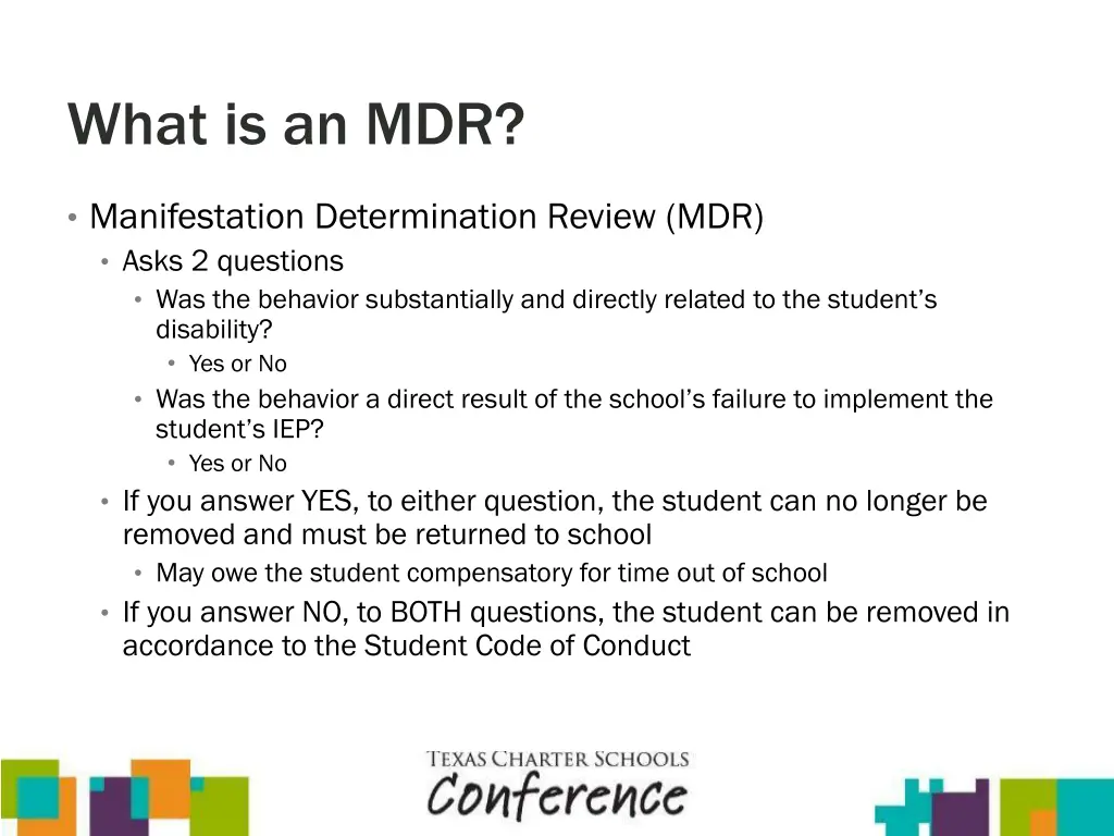 what is an mdr