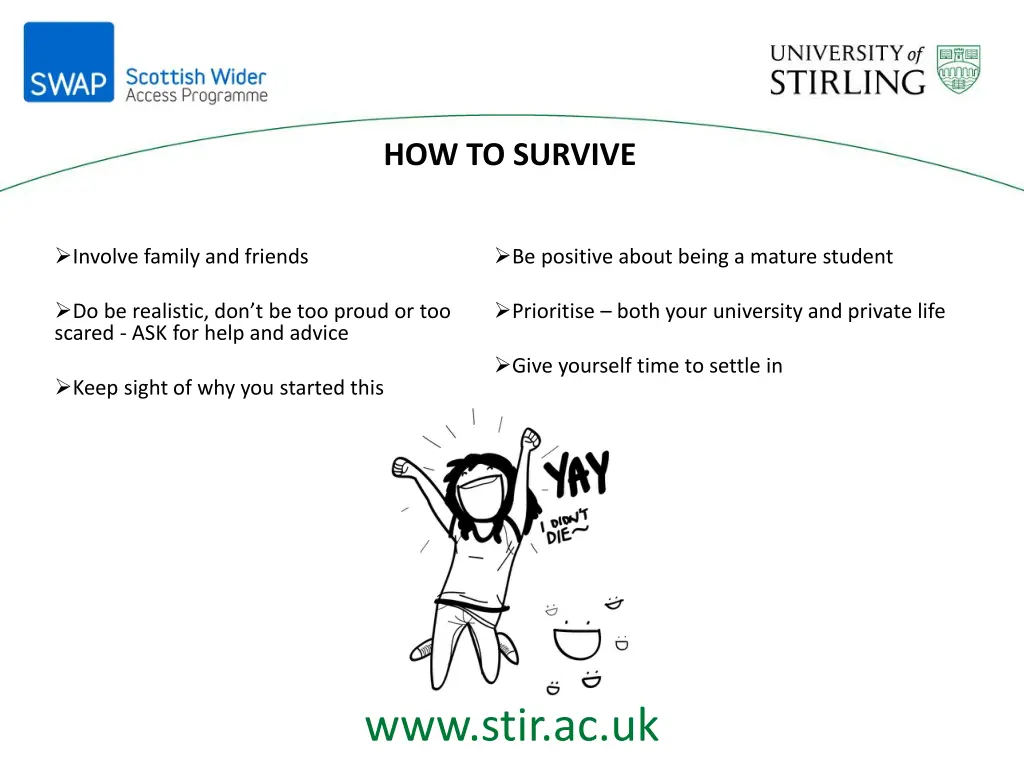 how to survive