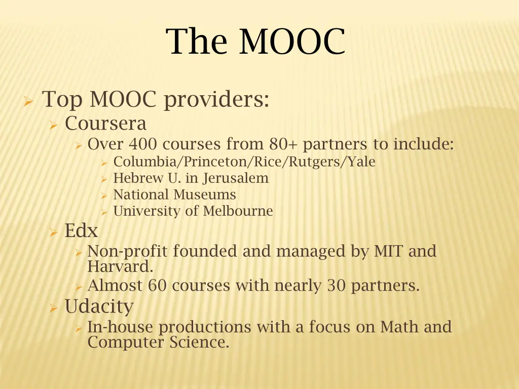 the mooc