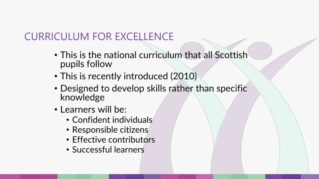 curriculum for excellence