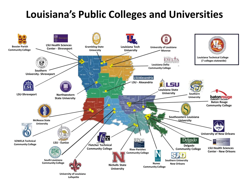 louisiana s public colleges and universities