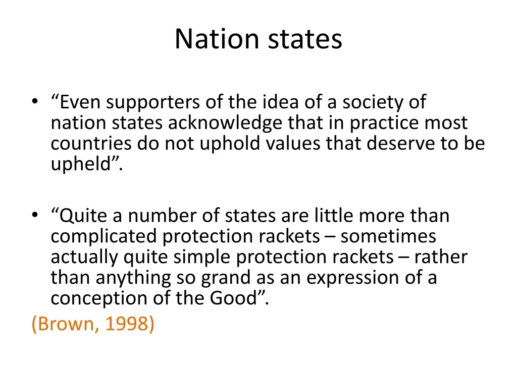 nation states