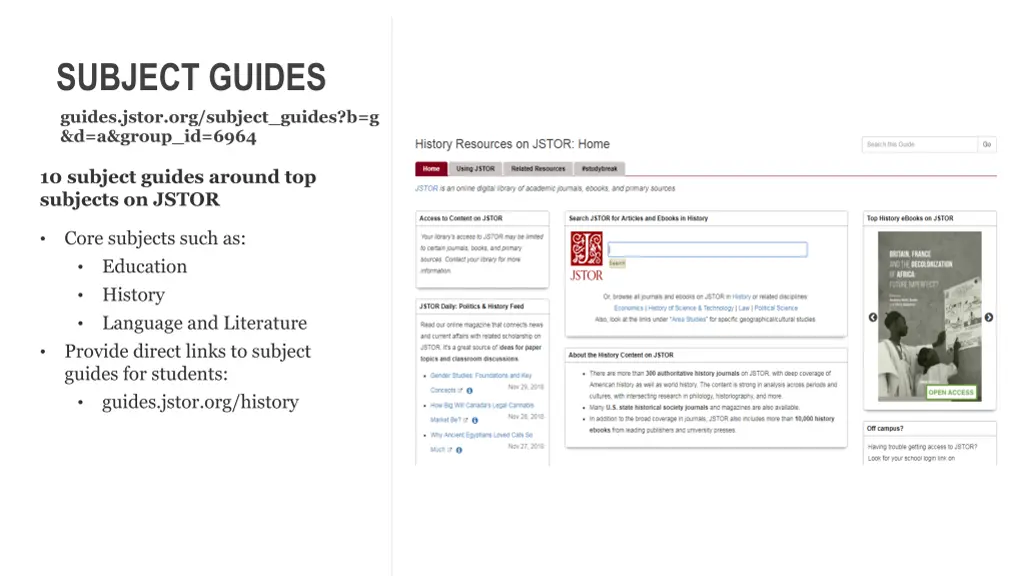 subject guides