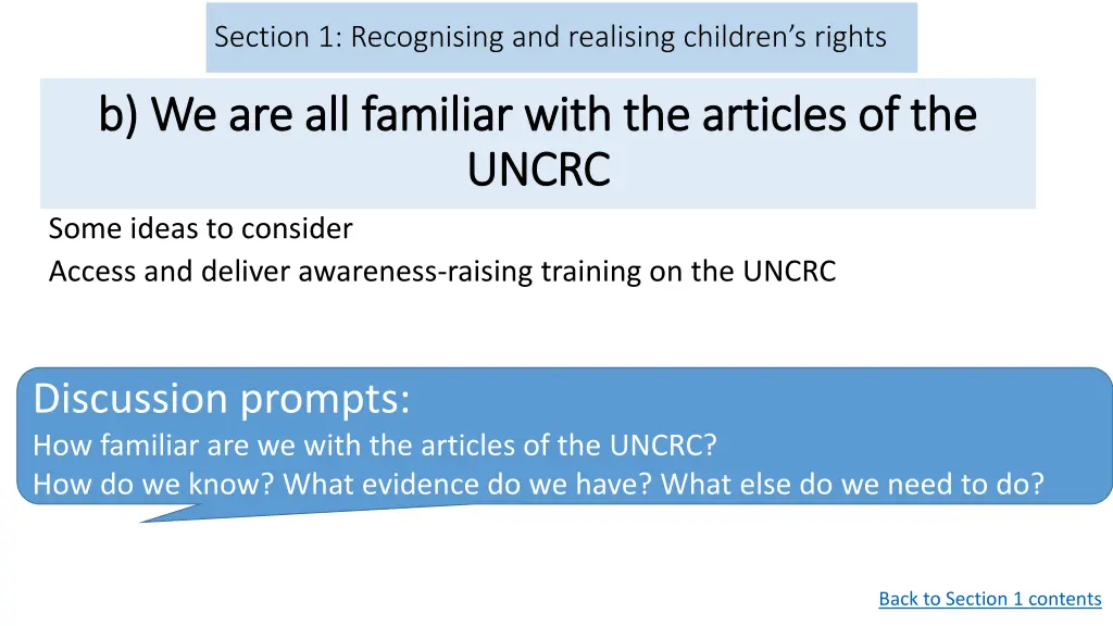 section 1 recognising and realising children 2